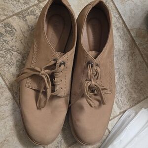 TIMBERLAND Tan Leather Oxfords